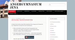 Desktop Screenshot of angergymnasium.jena.de